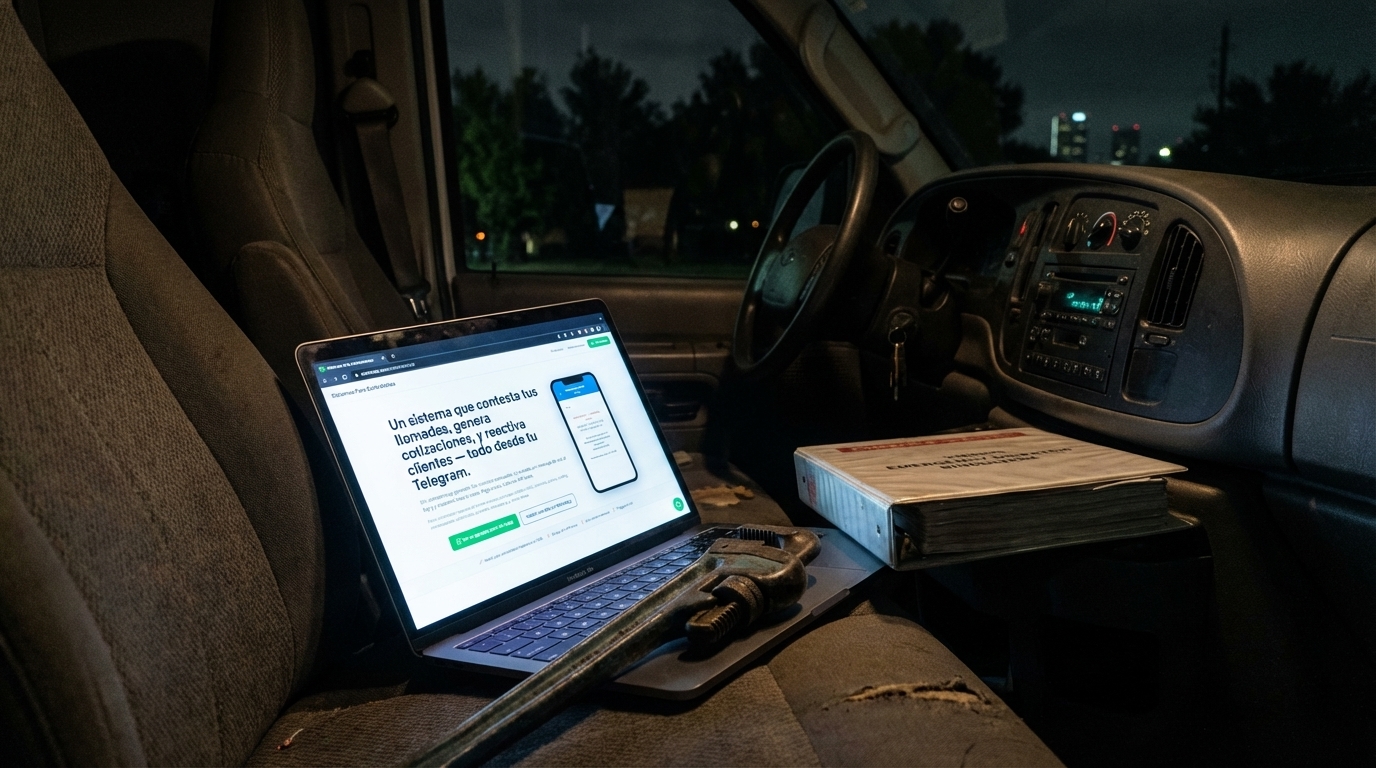 app para responder llamadas de emergencia plomero