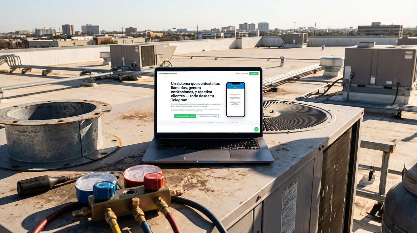 software para empresa de HVAC hispana