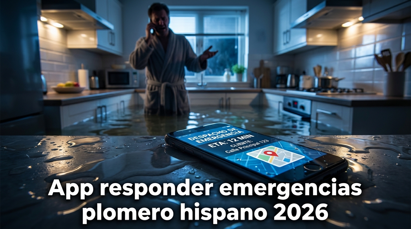 App responder emergencias plomero hispano 2026