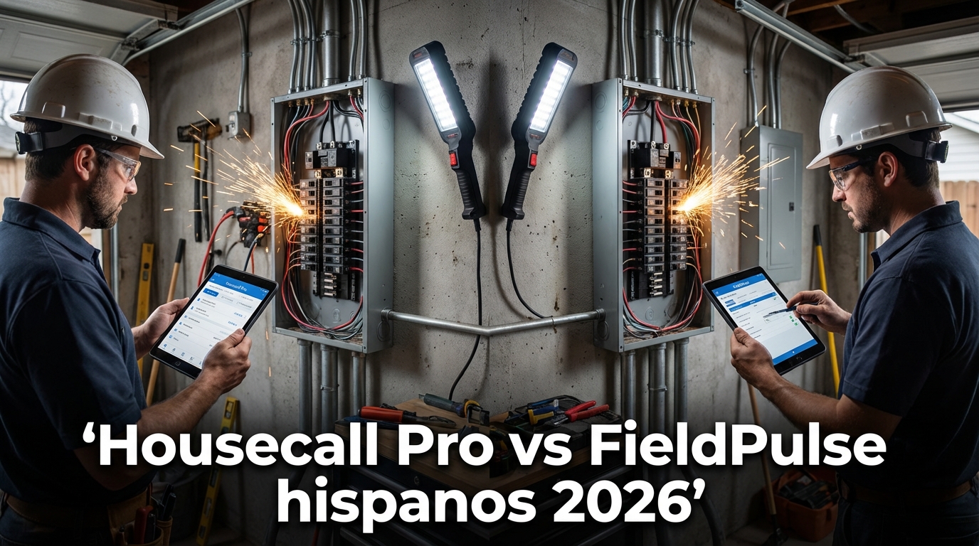 Housecall Pro vs FieldPulse hispanos 2026