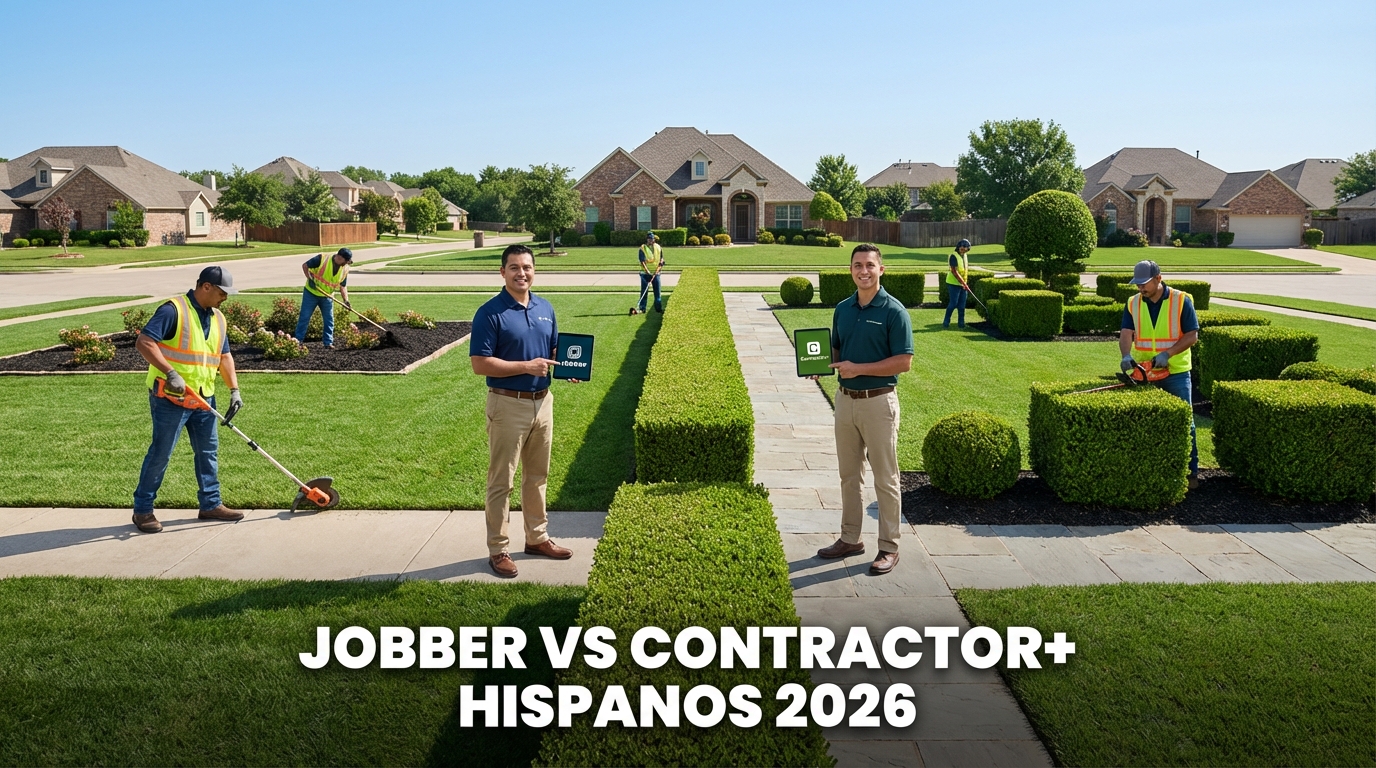 Jobber vs Contractor+ hispanos 2026