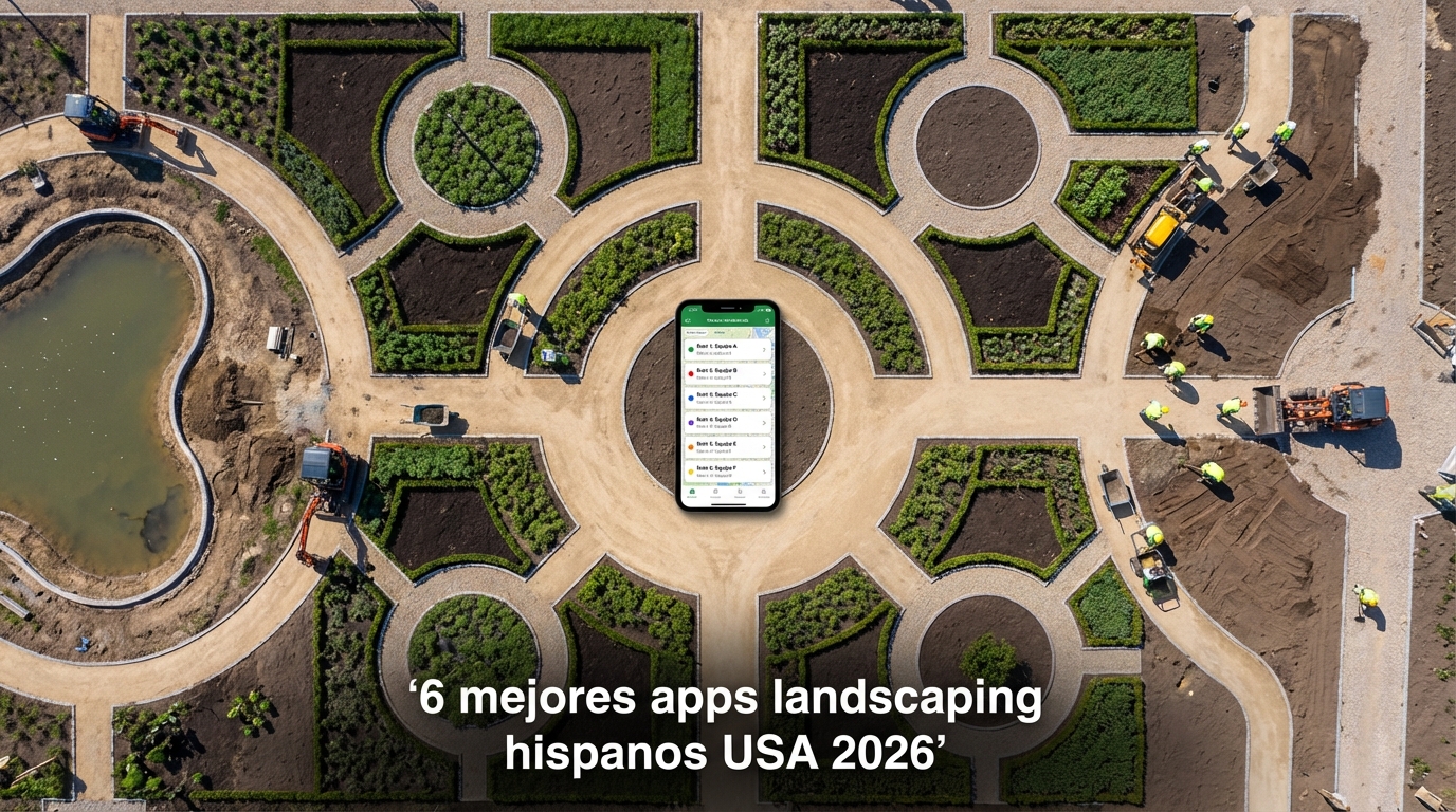 6 mejores apps landscaping hispanos USA 2026